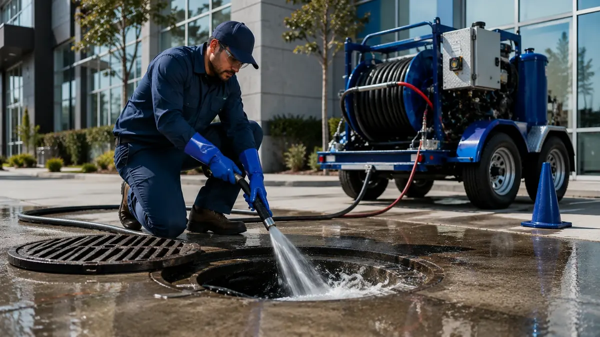 Commercial Hydro Jet Drain Cleaning in Suisun City