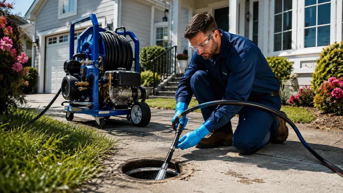 Residential Hydro Jet Drain Cleaning in Suisun City